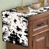 Camino de mesa de Halloween más vendido transfronterizo con estampado de calabaza y gato, mantel de decoración festiva, mantel individual para mesa de comedor, mantel para mueble de sala de estar