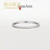 2025 Nuevo Popular Europeo y Americano Anillo de Cola para Pareja Esmerilado con Arco Exterior de 2 mm, Directo del Fabricante, Descuentos por Volumen Disponibles