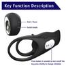 Anillo de Bloqueo Semin para Hombres Retraso Entrenamiento Anticonceptivo Funda Vibratoria Suministros Sexuales Anillo Vibrador para Pene Retardador del Prepucio Masculino