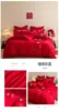 Juego de ropa de cama para boda, juego de cuatro piezas, nuevo estilo 2026 sábana y funda de edredón, rojo para recién casados, para la habitación nupcial