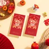 Bolsa Roja Nueva de Año Nuevo Diseño Original de Alta Gama Año del Serpiente Sello Lizi Bolsa Universal de Ritual de Año Nuevo Al por Mayor