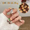 Nova Série de Natal Acessórios de Arte para Unhas Desenho Animado Alce Fofo Homem de Gengibre Outono e Inverno DIY Acessórios de Unhas Usáveis Atacado