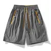 Novos Shorts de Nylon Ice Silk da Marca Tendência de Verão para Homens e Mulheres, Shorts de Cinco Pontos para Casais, Shorts Casuais de Praia Soltos e Respiráveis para Homens