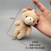 Muñeco de Peluche Colgante para Mochila Accesorios para Ropa Regalo para Lanzar Llavero Ramo Oso Ruborizado Tímido
