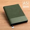 Cuaderno de negocios acolchado A5 de alta gama, cuaderno personalizado de cuero suave, cuaderno, caja de regalo, logotipo imprimible