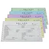 Papel especial com impressão personalizada do fabricante para impressoras de computador matriciais, adequado para notas de entrega de concreto de duas, três e quatro vias e recibos de balança