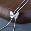 Venta Directa de Fábrica Collar de Mariposa 2024 Nuevo Modelo Joyería del Cielo Estrellado Perla Artificial Cadena Larga para Suéter Lujo Ligero