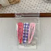 Nuevo estilo coreano gota de agua ola punto chica frente flequillo roto pasador bolsa patrón de cuadros niños colorido clip lateral para romper accesorios para el cabello
