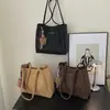 Nuevo Bolso de Hombro de Cuero Escarchado de Moda Otoño e Invierno para Mujer, Bolso Casual, Bolso de Mujer, Bolso Tote Texturizado, Bolso de Mano