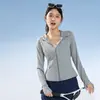 Chaqueta Deportiva de Verano para Exteriores UPF50+ Ropa de Yoga Ropa Amigable con la Piel Hilo Original Seda Helada Ropa de Protección Solar para Mujer Hecho a Medida