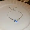 Pulsera Geométrica de Amor con Circonita Bañada en Oro Real Nicho Dulce Pulsera Versátil Joyería Elegante de Lujo Ligero de Gama Alta para Mujeres