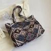 Bolso Tote de Gran Capacidad Estilo Étnico para Estudiantes de Secundaria para Mujer Ins2026 Nuevo Bolso de Hombro de Moda para Viajes