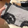 Pantalón corto de algodón puro antibacteriano de 10A para mujer, Algodón acanalado, Cintura media, Ajustado a la cadera, Estilo cómodo y simple para niñas jóvenes y mujeres