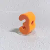 Novos blocos de construção alfanuméricos de fivela de sapato casual de acrílico com contas, acessórios de fivela de sapato artesanais faça você mesmo, atacado