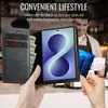 Aplicable a Funda para Teléfono Samsung Z Fold8 S26FE Funda de Cuero Retro de Becerro A57 Flip Funda Protectora Anti-robo Cepillada