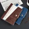 Cuaderno de Hojas Sueltas Piel de Vaca A5 Aspecto de Alta Gama Negocio Simple Engrosado Piel Suave Oficina Línea Horizontal Diario Personalización