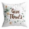 Funda de almohada de Acción de Gracias de otoño, calabaza de cosecha, piel de durazno, impresión digital, fábrica directa, hogar transfronterizo