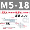 Tornillos Remachables Cónicos de Acero Inoxidable Columna de Tuerca Ciega con Estría Hexagonal Css/Csos-M3M4M5M6 Alta Resistencia