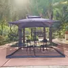 Malla Cubierta para Sombrilla de Sol de Verano Red para Patio de Villa al Aire Libre Parasol Mosquitero Cubierta Toldo Protector Solar