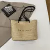 2026 Verano Nueva Llegada Resort Playa Bolso de Paja Commute Bolso de Hombro Único Bolso Cesta de Verduras Tejida Mujer Gran Capacidad