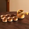 Juego para preparar té con estufa de carbón para uso doméstico, juego para tostar té en interiores, tetera para preparar té, estufa de barbacoa para exteriores, equipo completo para preparar té