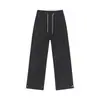 Calças personalizadas/forradas com fleece para outono e inverno, impermeáveis e à prova de vento, calças de trabalho masculinas modernas para atividades ao ar livre, corte reto solto, estilo grosso