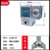 Conector de Fijación Rápido Galvanizado de Hierro Cuadrado 40*40mm para Tubo Cuadrado 25*25 Abrazadera de Fijación para Tubo de Acero Cuadrado Sin Soldadura Requerida