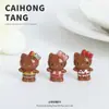 Resina Simulada Linda Hello Kitty en Traje de Baño, Nuevos Accesorios DIY, Decoraciones de Escritorio para Juego de Imitación, Colgantes Hechos a Mano al por Mayor