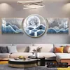 Colgante de Pared de Fondo para Sofá Pintor y Significado de Riqueza Tríptico Moderno de Lujo Ligero Pintura Decorativa Atmosférica de Gama Alta para Sala de Estar