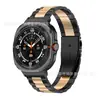 Adecuado para Samsung Galaxy Watch Ultra 2 Correa de Acero de Tres Eslabones Metal Acero Inoxidable Correa para Samsung Watch Ultra 2