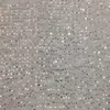 Jiaxin Têxtil Outono Novo Chiffon Franja 5mm Furo Lateral Lantejoula Bordada Moda Europeia e Americana Tecido para Vestido Casaco