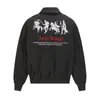 Jaqueta Cleanfit Estilo Hip-Hop Streetwear Retrô Americano para Homens e Mulheres na Primavera e Outono Solta e Versátil Jaqueta de Casal Top Tendência