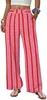 Amazon Transfronterizo 2026 Pantalones Anchos de Pierna Ancha con Bolsillos, de Cintura Alta, Caídos, Casual Sueltos tipo Palazzo para Mujer