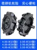 Roda sólida para microtrator 4.00-8 à prova de furos resistente ao desgaste 3.50-6 sem câmara de ar roda traseira do trator roda solta-terra