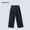 APO Ropa de Hombre 2024 Nuevos Jeans Moda Masculina Cadáver Guapo Otoño e Invierno Joker de Gama Alta Pantalones Largos Rectos Holgados