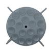 Amazon Novo Comedouro para Cães Gatos Louça Anti-Queda Base com Ventosa Prato Bacia de Comida Lenta Silicone Pet