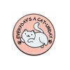 Gato Gordo Gato Lindo Broche Gato Dibujo Animado Europeo y Americano Pata de Gato Dedo del Pie Equipo Oceánico Pin de Esmalte Accesorios para Ropa