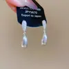 Pendientes Colgantes de Zirconio con Forma de Gota Cepillada y Aguja de Plata, Pendientes Elegantes de Moda, Simples y Versátiles, Pendientes de Lujo Accesible y de Alta Gama para Mujer