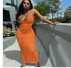 Vestido Longo Sexy Justo com Decote em V Profundo, Camisola para Mulheres Europeias e Americanas, Primavera e Verão 2021, Amazon, 18