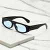 Gafas de Sol Cat-Eye de Lujo Accesibles Transfronterizas para Mujer Gafas de Moda de Gama Alta Estilo Ins Gafas de Sol Rectangulares de Patilla Ancha Hip-Hop