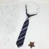 Gravata Borboleta Masculina Feminina Floral Versátil Jk Uniforme Japonês Sem Elástico Material Escolar Jardim de Infância Listrada Estilo Campus