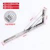 Soporte plegable Billy de acero inoxidable, soporte de pared, soporte triangular, soporte fijo para mesa y silla, soporte activo