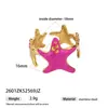 Anel de Estrela de Cinco Pontas Esmaltado com Gotejamento de Óleo Taina Europeu e Americano Transfronteiriço, Joias de Estilo Resort de Luxo de Nicho Atacado
