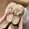Mules Slip-on Estilo Birkenstock Fofas de Desenho Animado para Mulheres, Novas Mules de Solado Grosso Aumentadoras de Altura Outono 2026