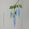Abelia Artificial Glicina Gigante Rama Larga Flor Falsa de Plástico Flor de Seda Planta Trepadora Colgante para Sala de Estar Decoración para Fotos