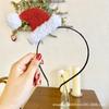 Nuevos accesorios para el cabello de Navidad diadema Mori diadema de alce pasador diadema de Navidad regalo tocado de astas rojas