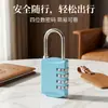 Candado de Contraseña Mini para el Hogar Cabezal de Candado Metálico Antirrobo para Maleta Mochila Gabinete Cajón Candado Pequeño Multifuncional