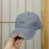Boné de Baseball Lavável com Bordado de Letra, Aba Macia, para Homens e Mulheres, Fashion, Casual, Versátil, Proteção Solar, Boné Duckbill, Faz o Rosto Parecer Menor, Tendência