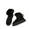 Comércio exterior coreano tamanho plus size botas de neve femininas outono e inverno 2024 novo forradas de fleece quentes sola grossa antiderrapante sapatos de algodão nordeste femininos