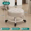 Taburete Pequeño con Ruedas Universal, Taburete para Cambiarse los Zapatos del Hogar, Taburete Redondo Giratorio Móvil con Bebé, Para Sentarse a Largo Plazo, Taburete Bajo con Ruedas para Entrega Rápida